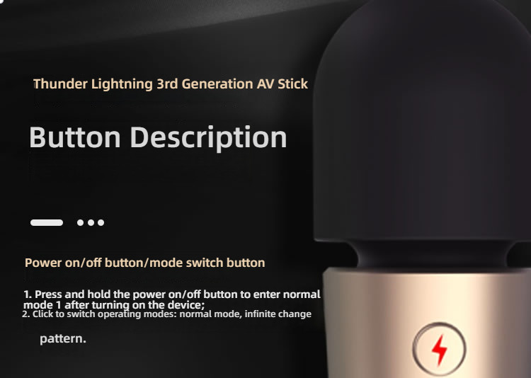 Thunder Lightning 3rd generation controller without numbness big head AV stick