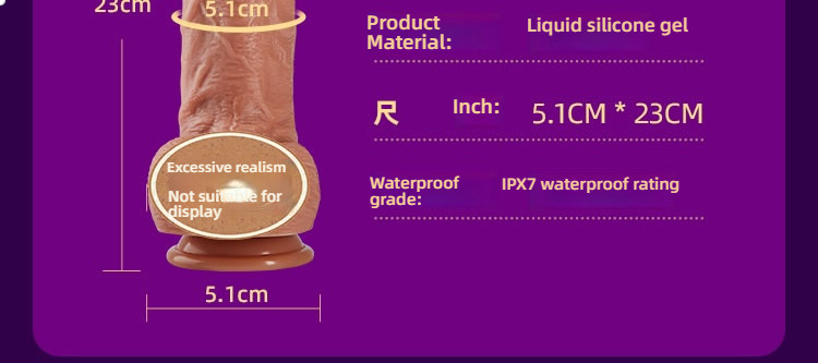 COC Bold Satisfying External Soft and Internal Hard Simulation dildo (Beginner's Caution)