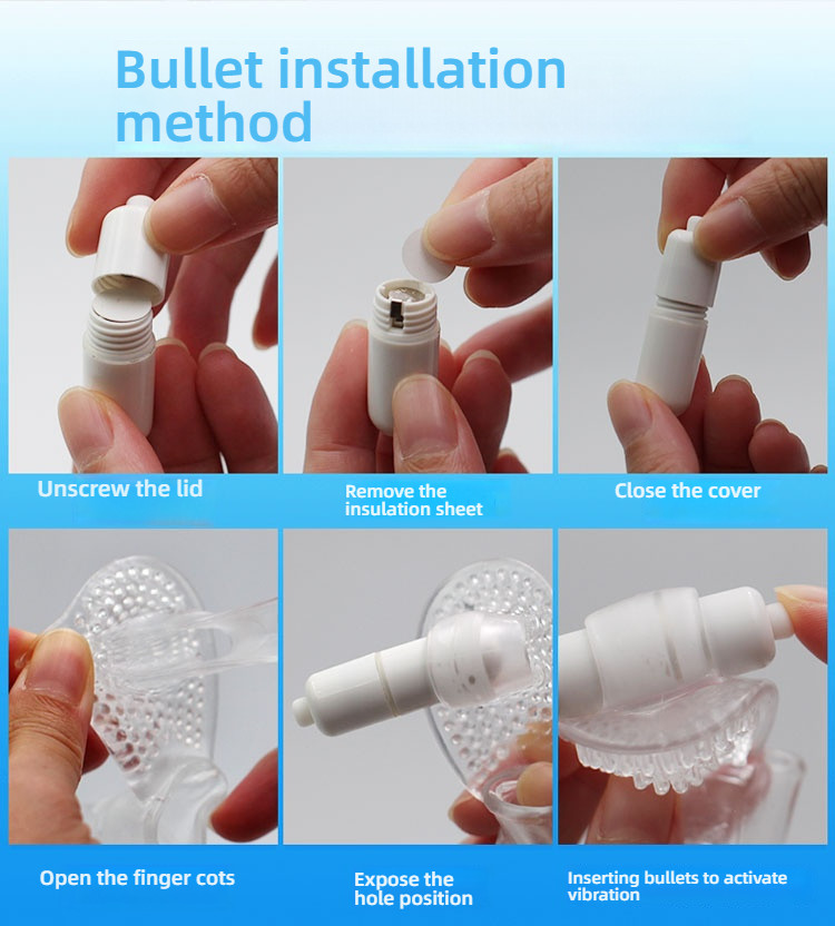 Pleasing the brush, shocking the private parts, stimulating the delicate fibers, and wanting finger cots