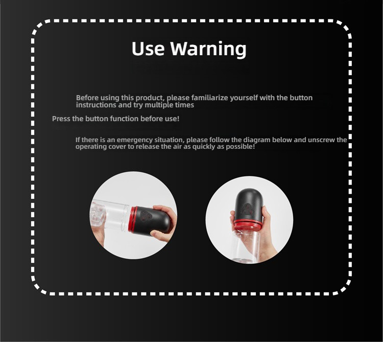 Male Masturbator JEE YUE Free Lip Vacuum Wrapping and Pressing Airplane Cup