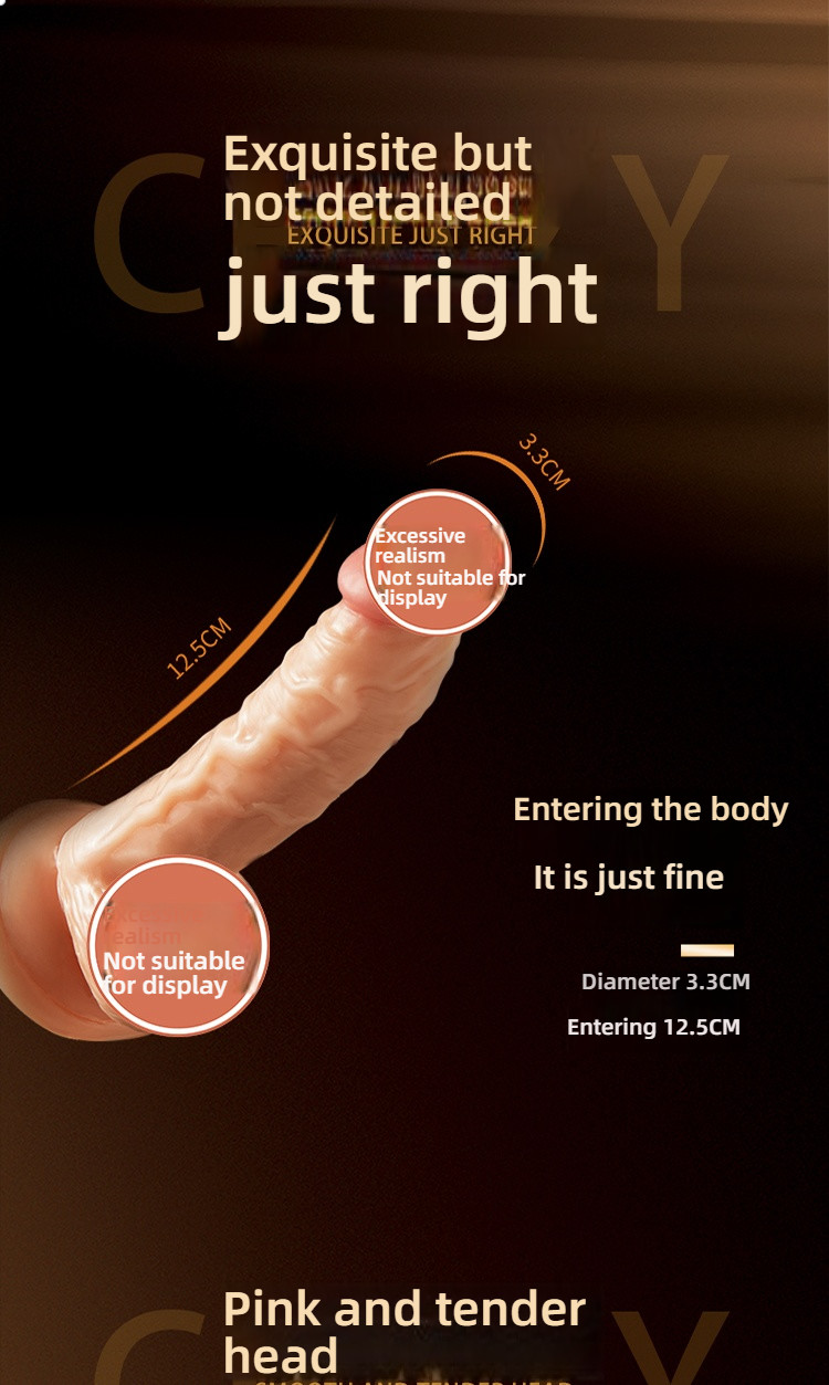 COC Exciting Rear Court Special Size in Body 12.5cm Simulated dildo
