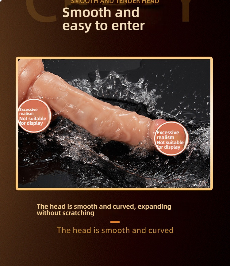 COC Exciting Rear Court Special Size in Body 12.5cm Simulated dildo