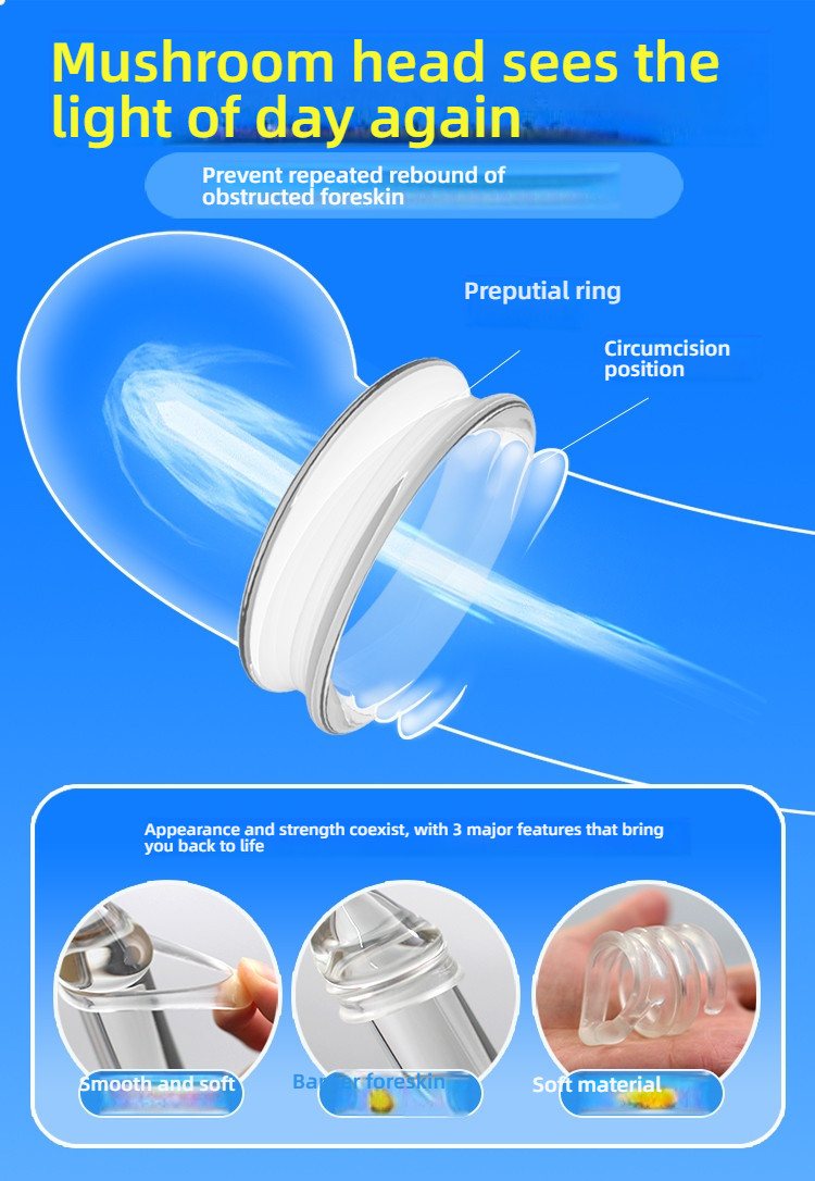Joyful Dual Resistance Multi Effect Circumcision Ring 4-piece Set