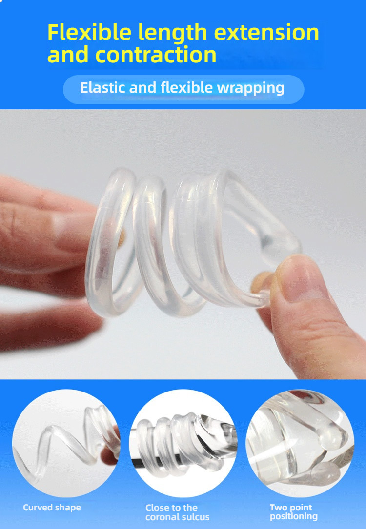 Joyful Dual Resistance Multi Effect Circumcision Ring 4-piece Set