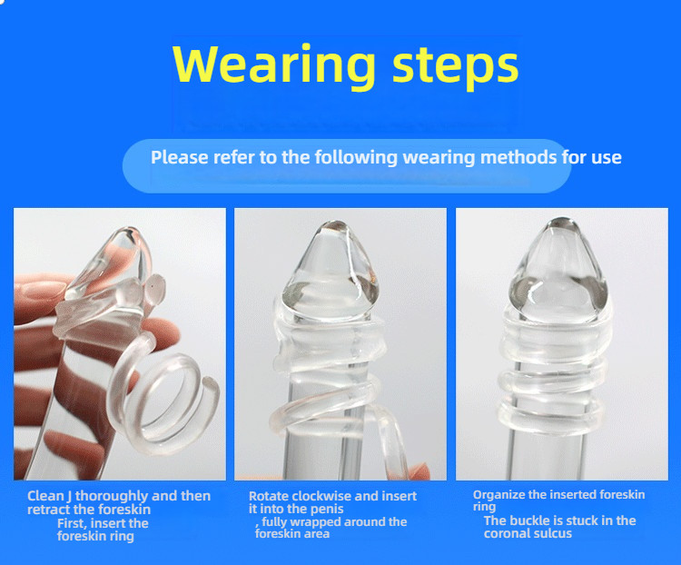 Joyful Dual Resistance Multi Effect Circumcision Ring 4-piece Set