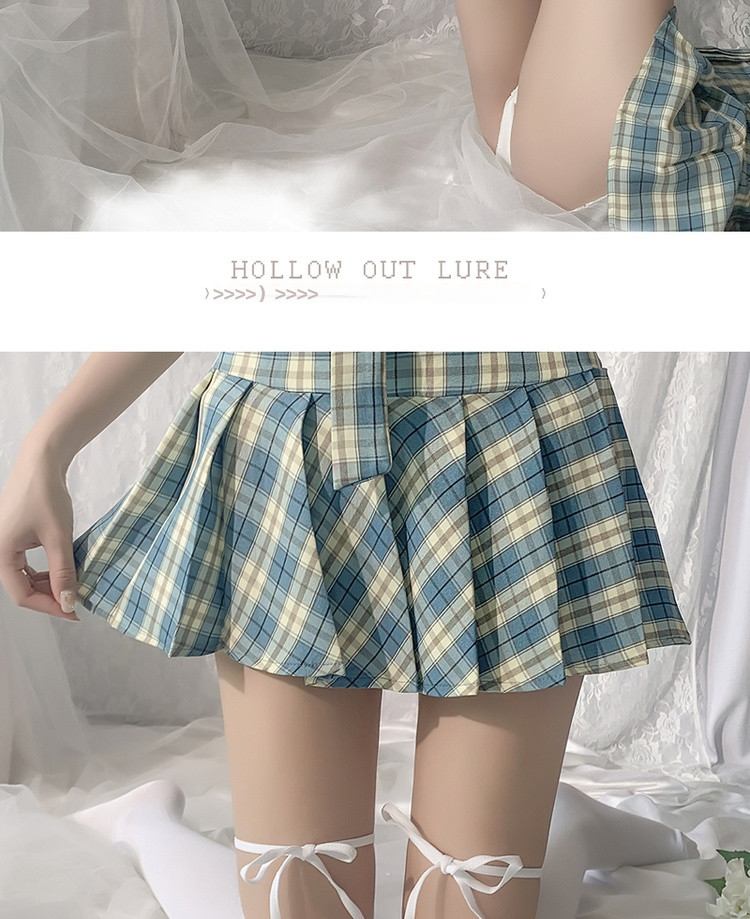 Internet celebrity personality Japanese long tube cross tie knee high socks
