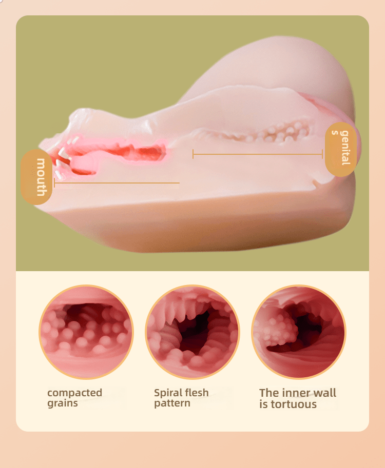 COC Oral Milk Yin Triple Cross Deep Throat Experience 36D Jelly Milk