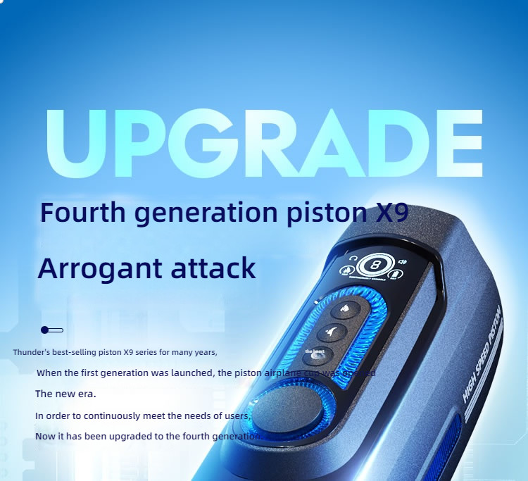 Thunder Storm X9 fourth generation high-speed piston fully active telescopic aircraft cup