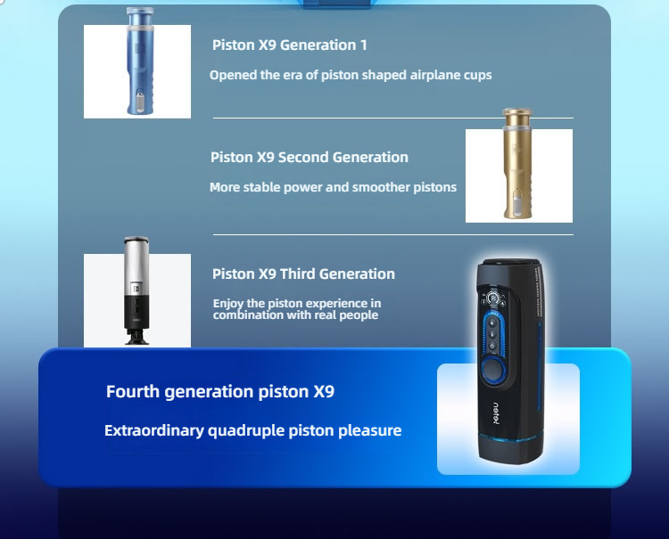 Thunder Storm X9 fourth generation high-speed piston fully active telescopic aircraft cup