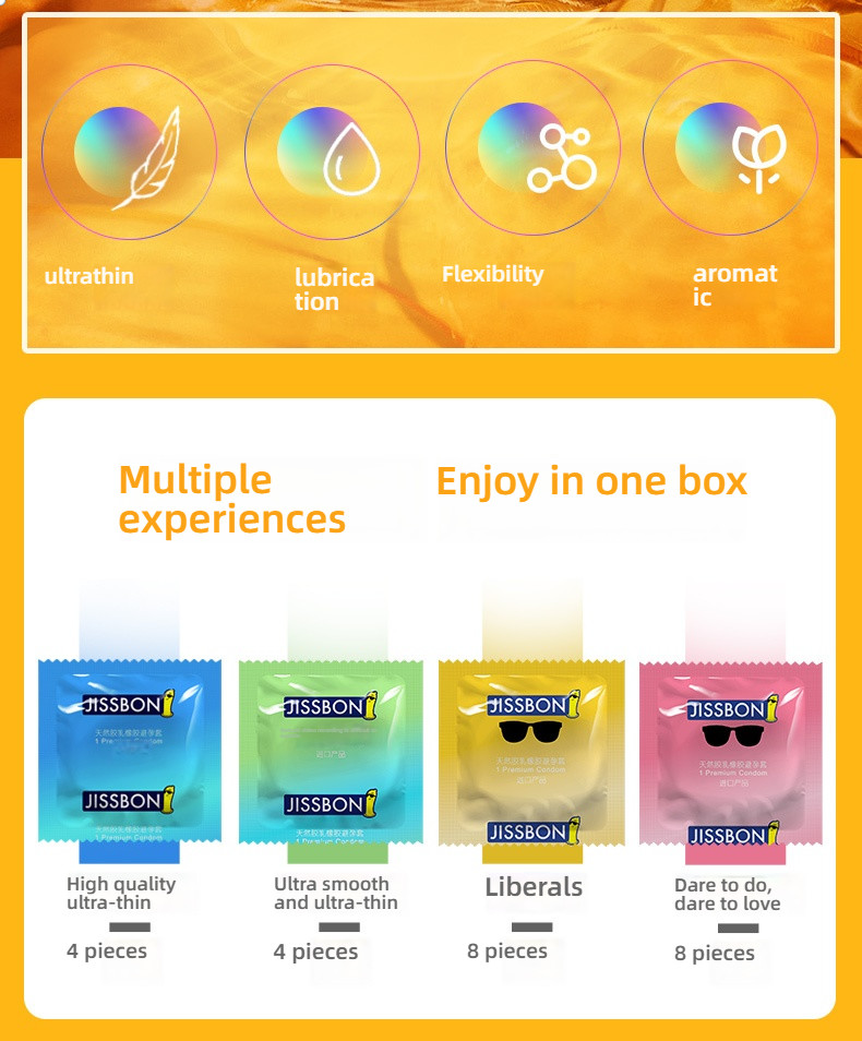 Jieshibang ultra-thin selection four in one 24 pack