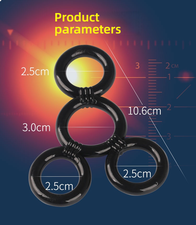 Yunman Four Ring Lock Precision Ring Black