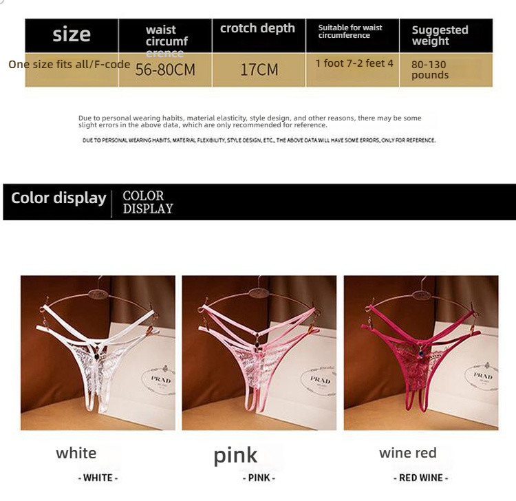 Stacy lace diamond hollow out fun underwear