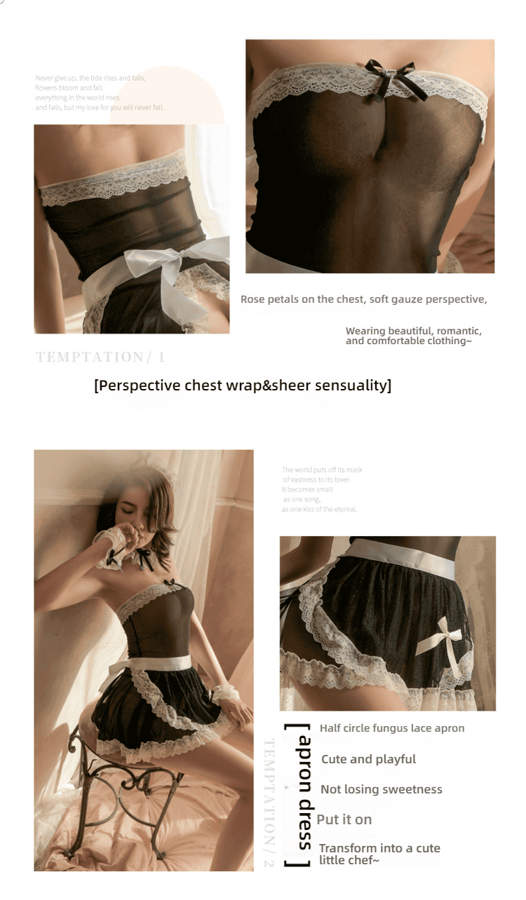 Stacey, the maid, pretends to be passionate and sexy without taking off