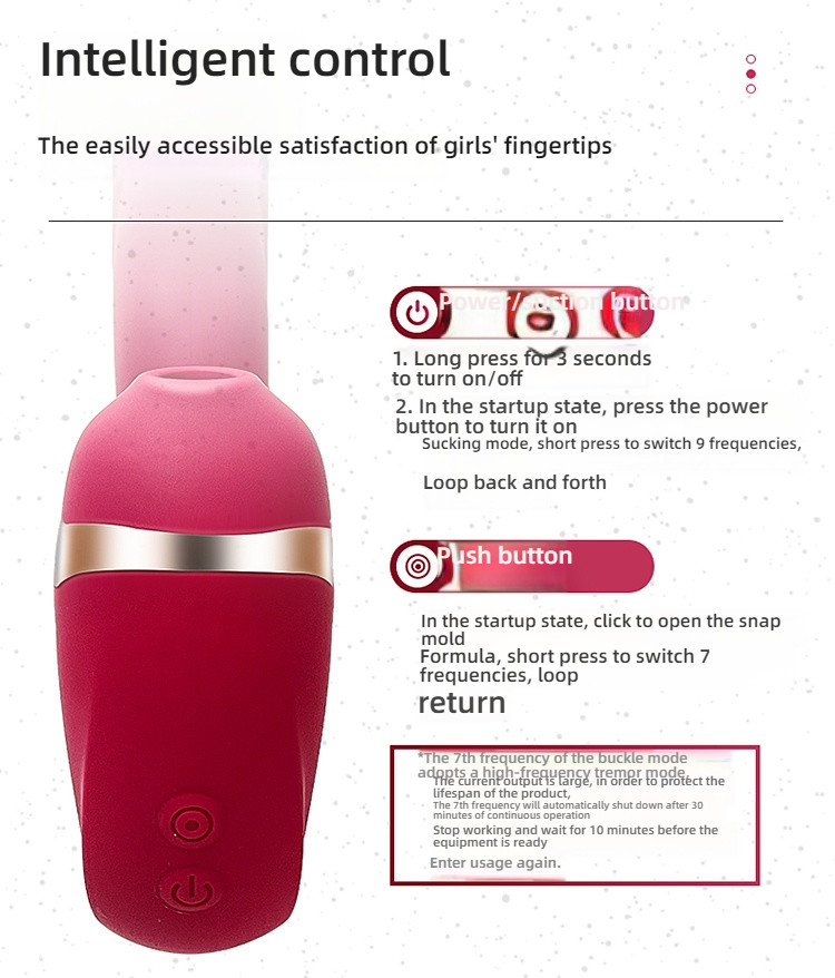 Luxine MY-G Rapid Buckling Suction Massager