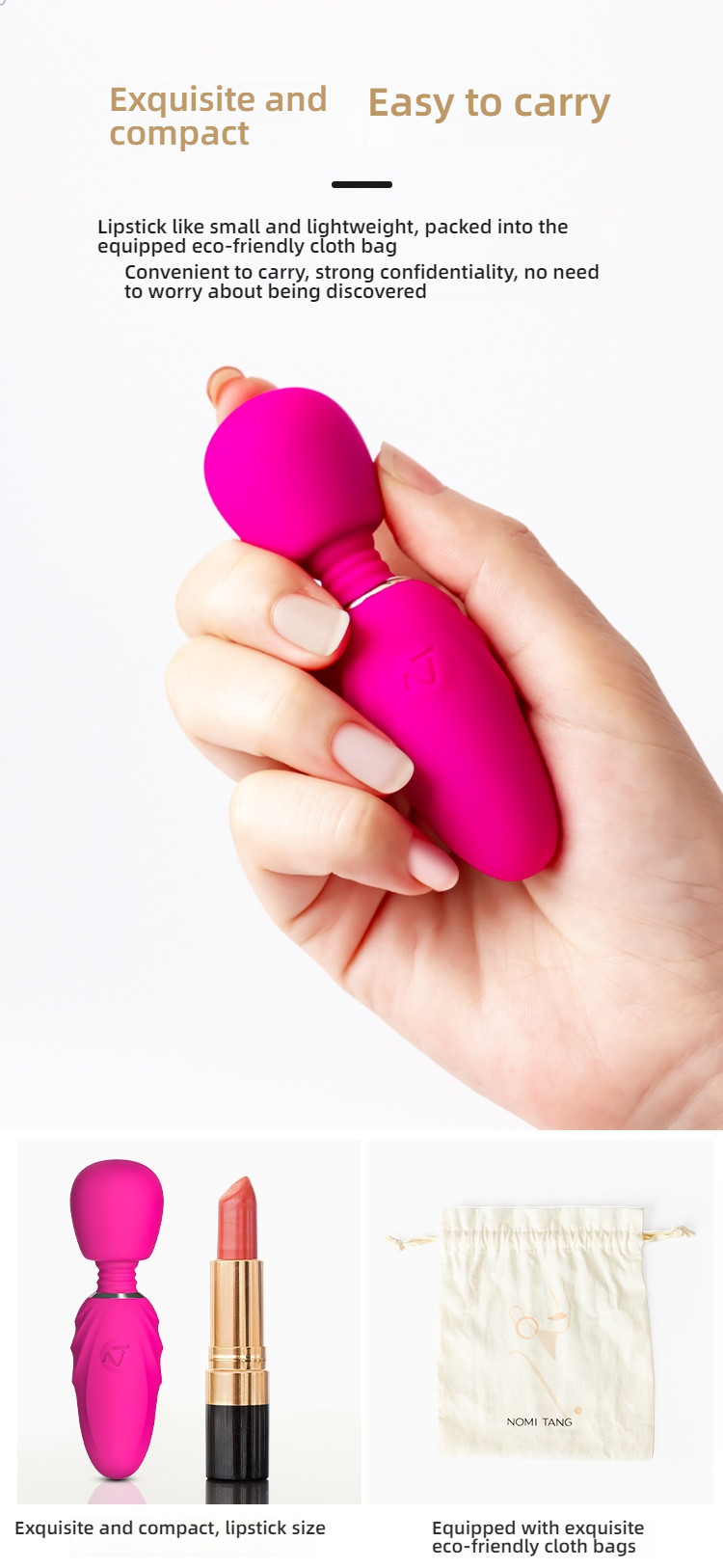 NOMI TANG Pocket Magic Precise Strong Motion Mini AV Stick