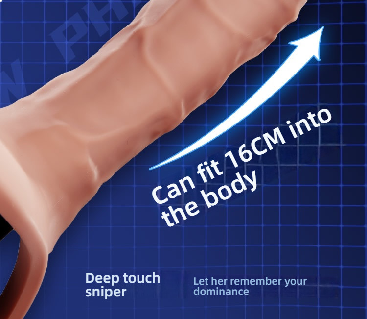 Aiya Physics enlarges and thickens, wearing a penis