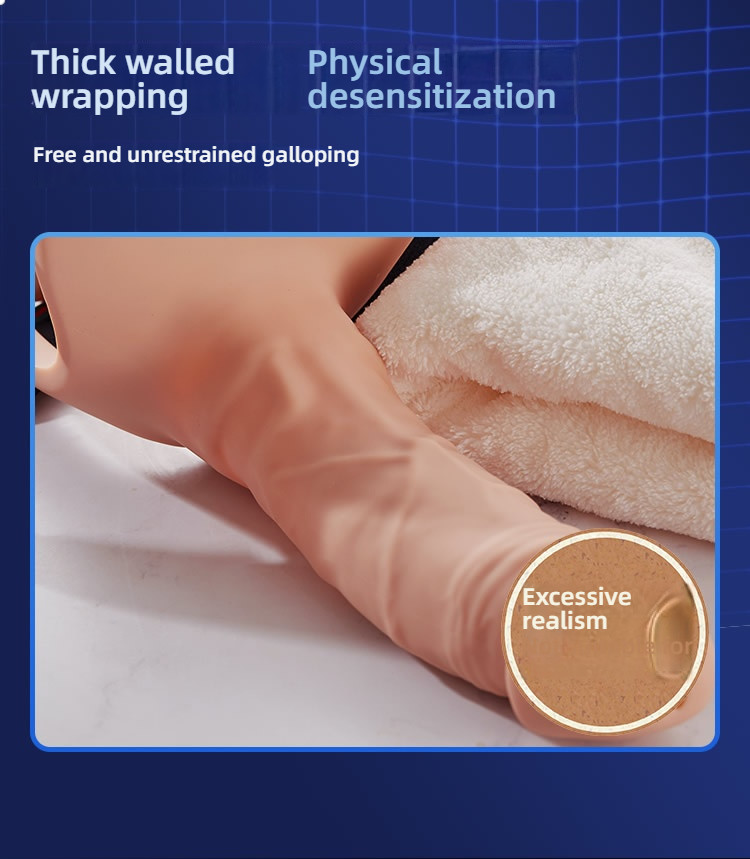 Aiya Physics enlarges and thickens, wearing a penis