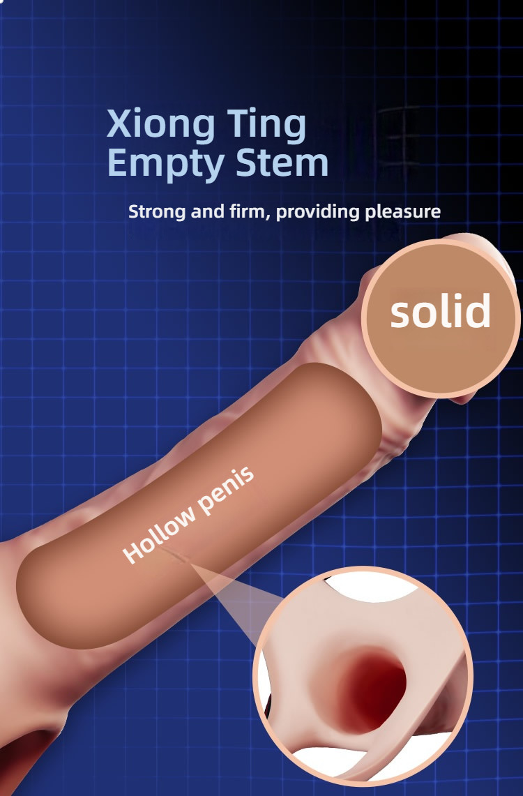 Aiya Physics enlarges and thickens, wearing a penis