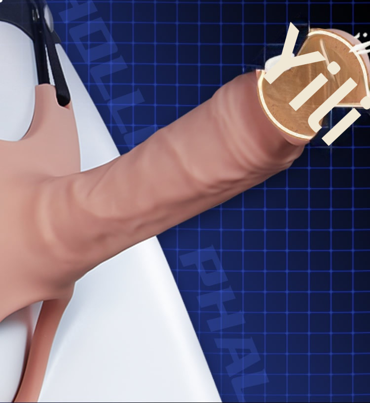 Aiya Physics enlarges and thickens, wearing a penis