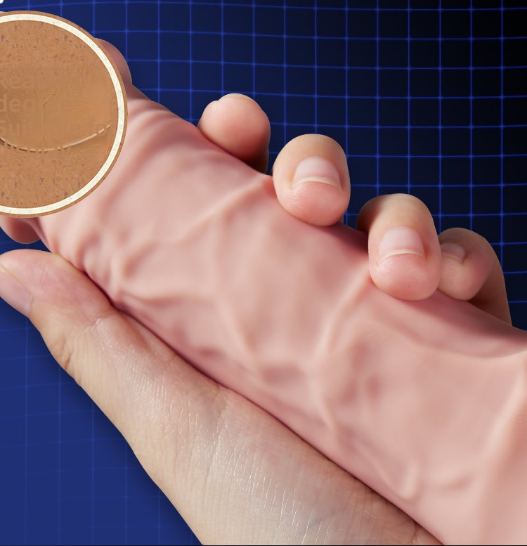 Aiya Physics enlarges and thickens, wearing a penis