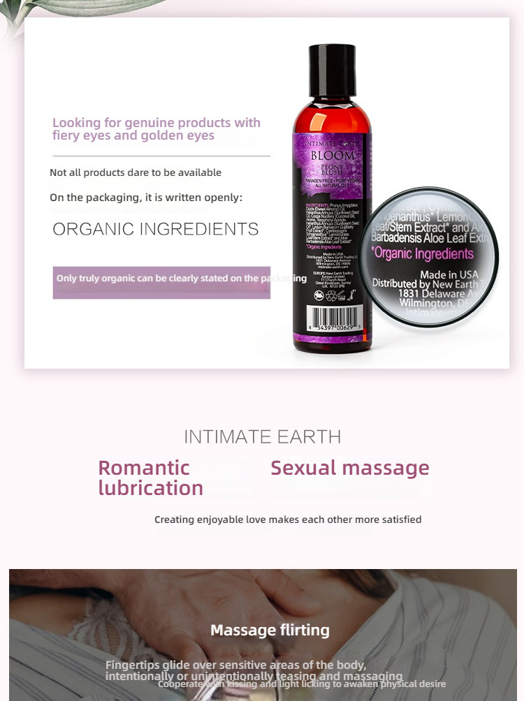 Intimate Earth Passion Awakens Grapefruit Nasal Spray Massage Oil 120ml