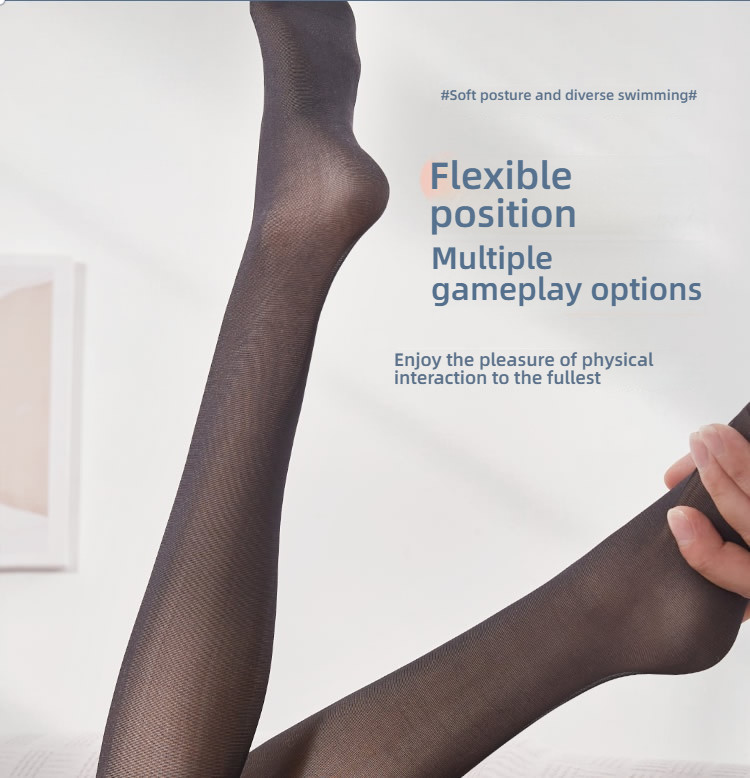 Artillery Technology Black Silk Beautiful Leg Real Person 1:1 Long Leg Inverted Model 85cm 20 pounds