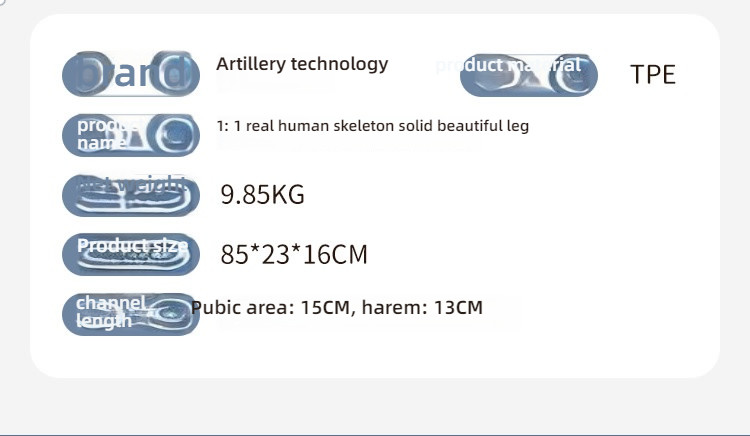 Artillery Technology Black Silk Beautiful Leg Real Person 1:1 Long Leg Inverted Model 85cm 20 pounds