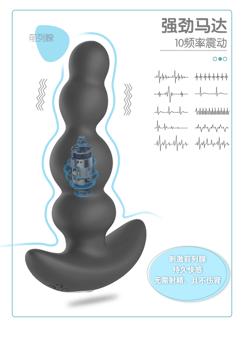Luke twists and shakes the anal plug, stimulates the movement of the clasp