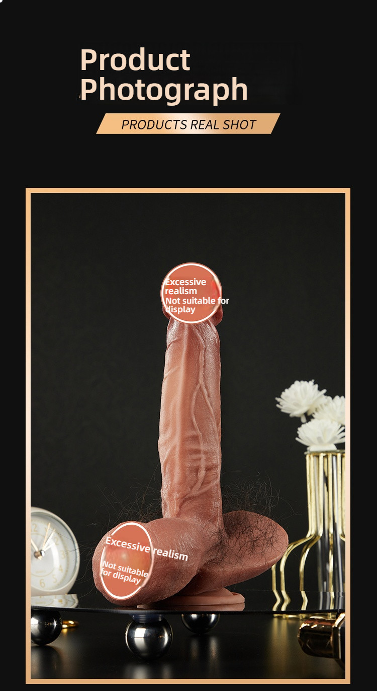COC Round Giant Testicular Thickened Base Impact Manual Simulation dildo