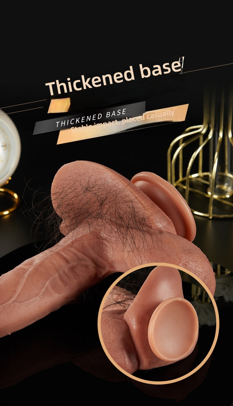 COC Round Giant Testicular Thickened Base Impact Manual Simulation dildo