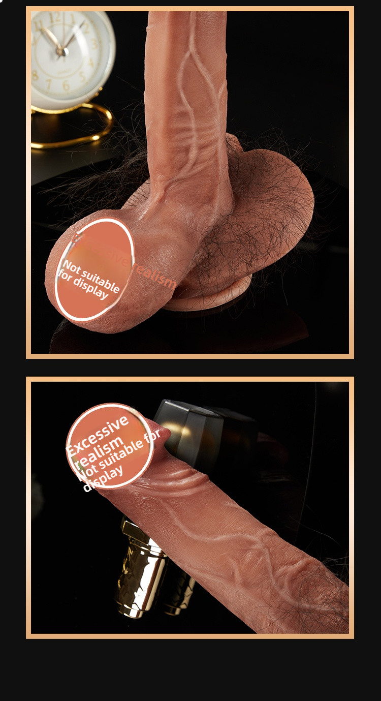 COC Round Giant Testicular Thickened Base Impact Manual Simulation dildo