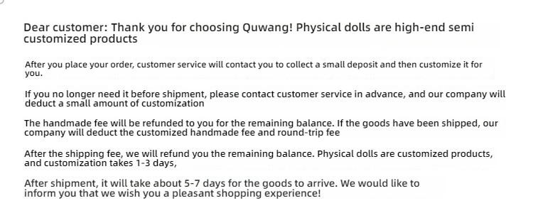 Qitai Qiangqiang 150cm Silicone Head Solid Doll