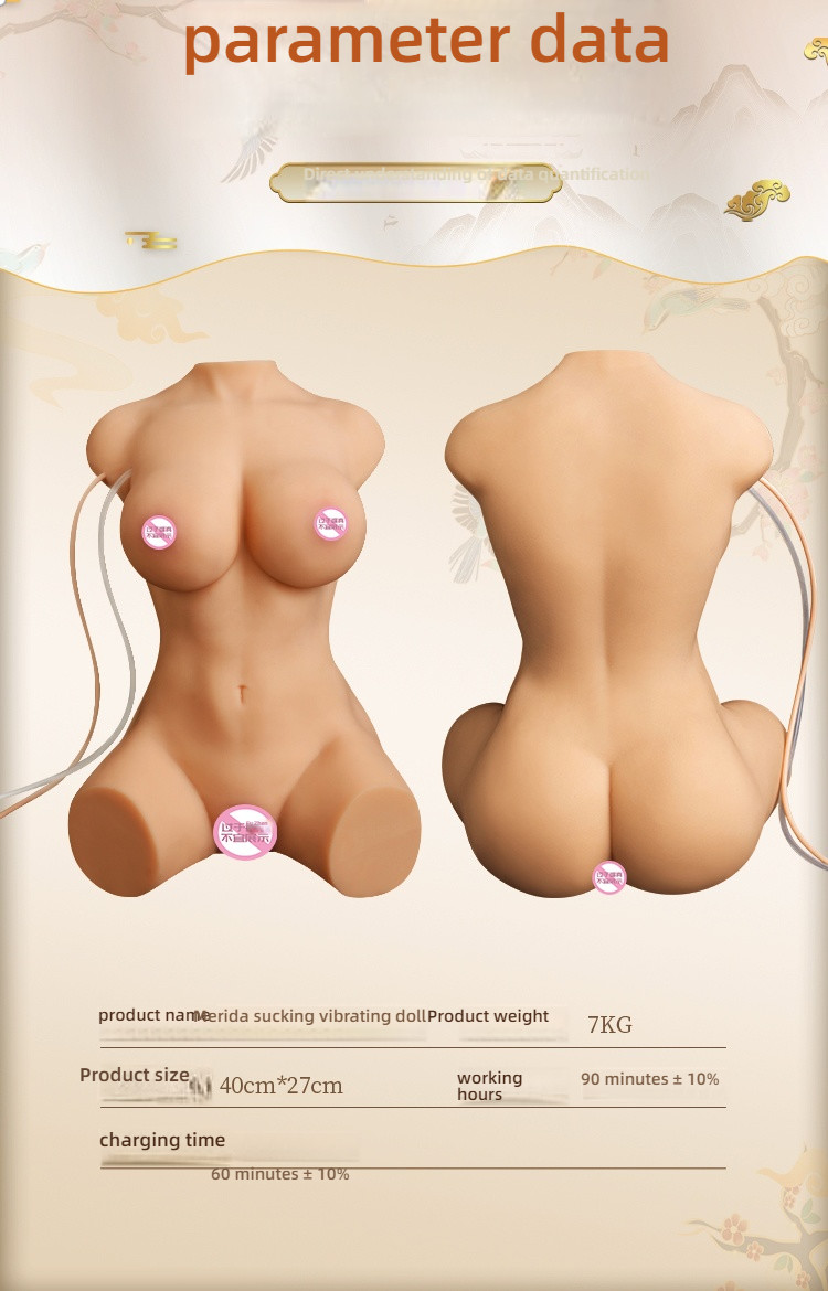 Xingse Melinda Vacuum Sucking Shocking Half Body Doll 7KG