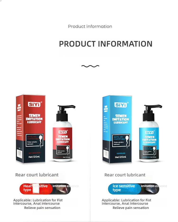 SiYi genuine imitation semen super smooth, heat sensitive, ice sensitive, and posterior lubricating fluid