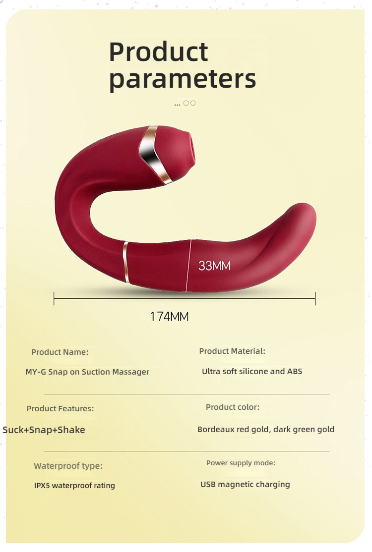 Luxine MY-G Rapid Buckling Suction Massager