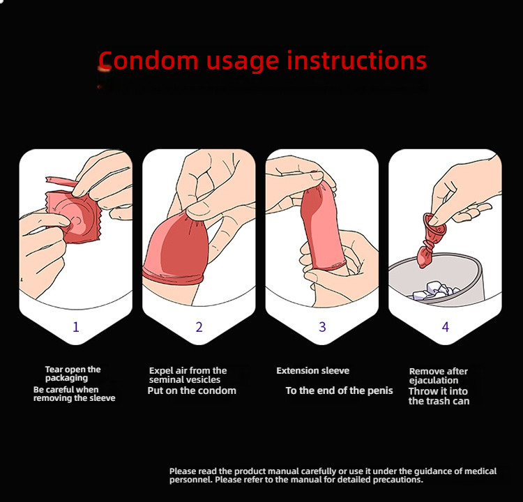 Shang brand wolf tooth set large particle condom set of 10 pieces