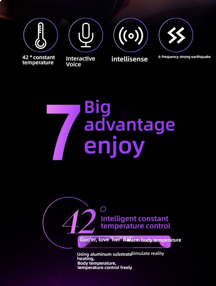 UJAY intelligent heating shock clip suction becomes a romantic and fun product for men's masturbator hands-free fruit ai