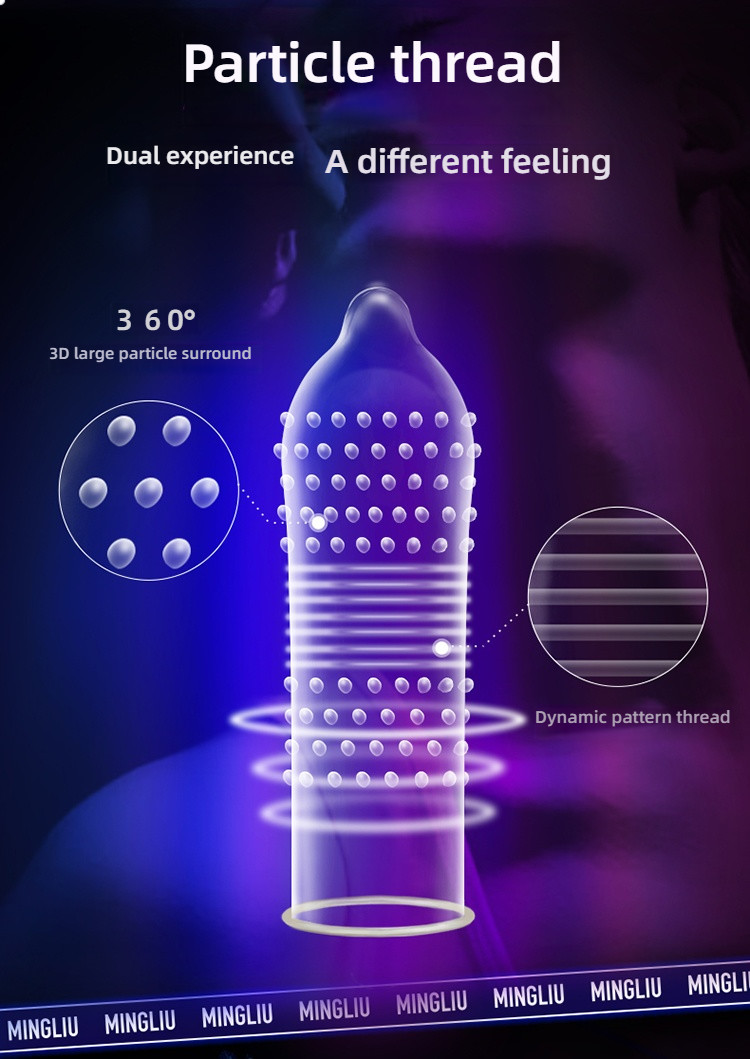 Gentleman Ice and Fire 6-in-1 Combination Condom Set, 24 pieces (new and old packaging will be shipped randomly)