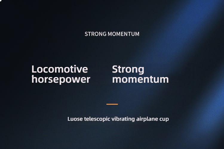 Luose locomotive horsepower telescopic shock airplane cup