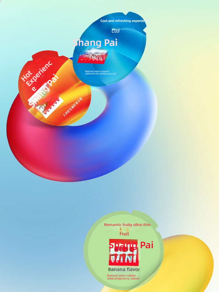 Shang Pai Eight in One 100 Cross dressing Fun Condoms Medium 24 Pack Small French Exclusive Flash Sale