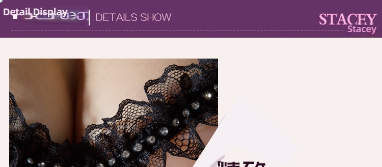 Stacey Black Lace Deep V Perspective jumpsuit