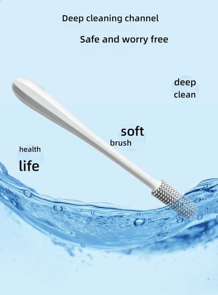 COC silicone brush head cleaning stick, naming tool, inverted airplane cup