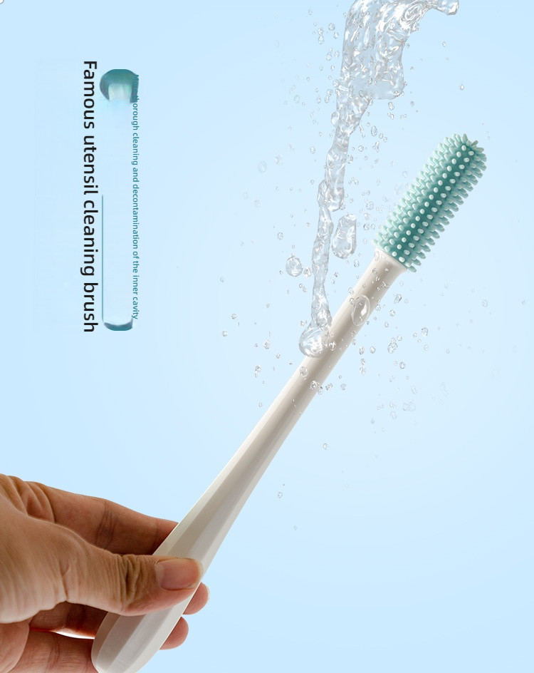 COC silicone brush head cleaning stick, naming tool, inverted airplane cup