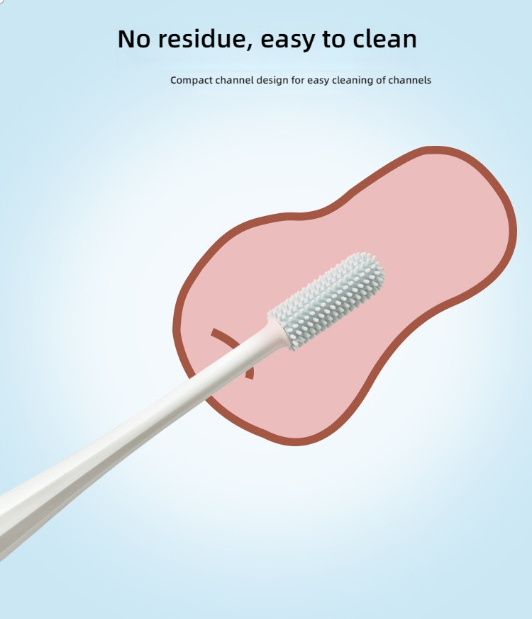 COC silicone brush head cleaning stick, naming tool, inverted airplane cup