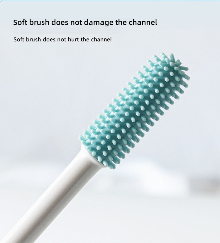 COC silicone brush head cleaning stick, naming tool, inverted airplane cup