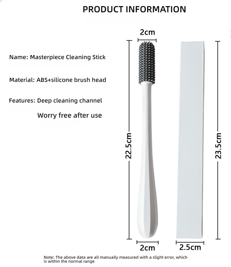 COC silicone brush head cleaning stick, naming tool, inverted airplane cup