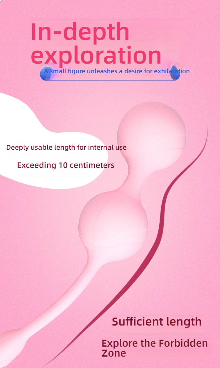 Yunman Lulu Double Shock Vaginal Exercise Ball with Remote Control and Shock Function