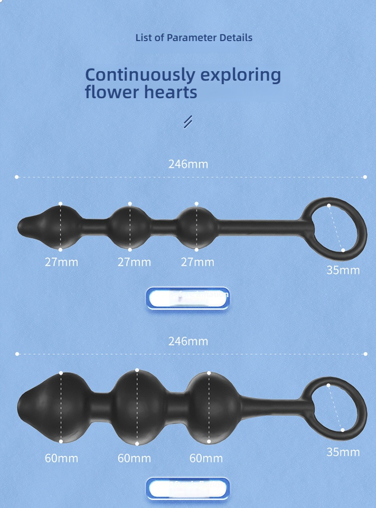 Yunman Adjustable Inflatable Pulling Bead with Lock Ring Rear Toy