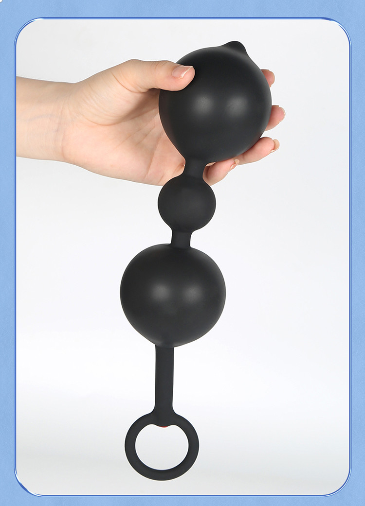 Yunman Adjustable Inflatable Pulling Bead with Lock Ring Rear Toy