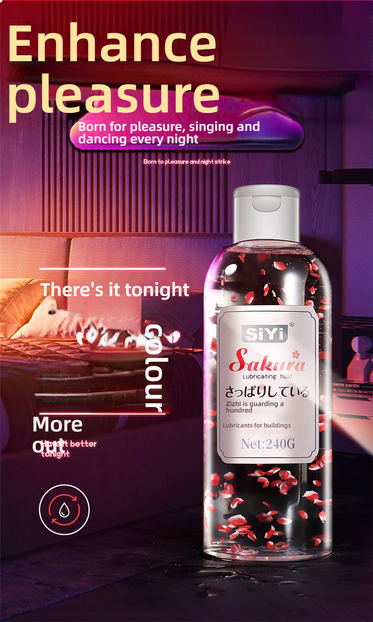 SiYi Cherry Blossom Simulated Petal Nourishing Lubricant 240g